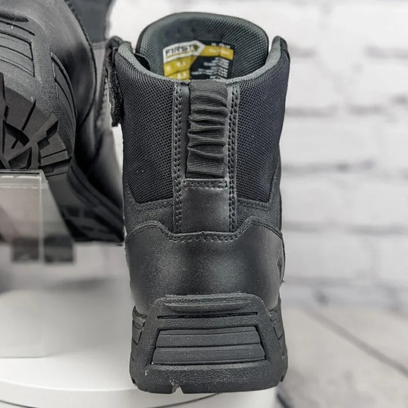 First Tactical leather boots, 9.5D M, 6" zip, duty, work, range, first responder - Picture 5 of 14